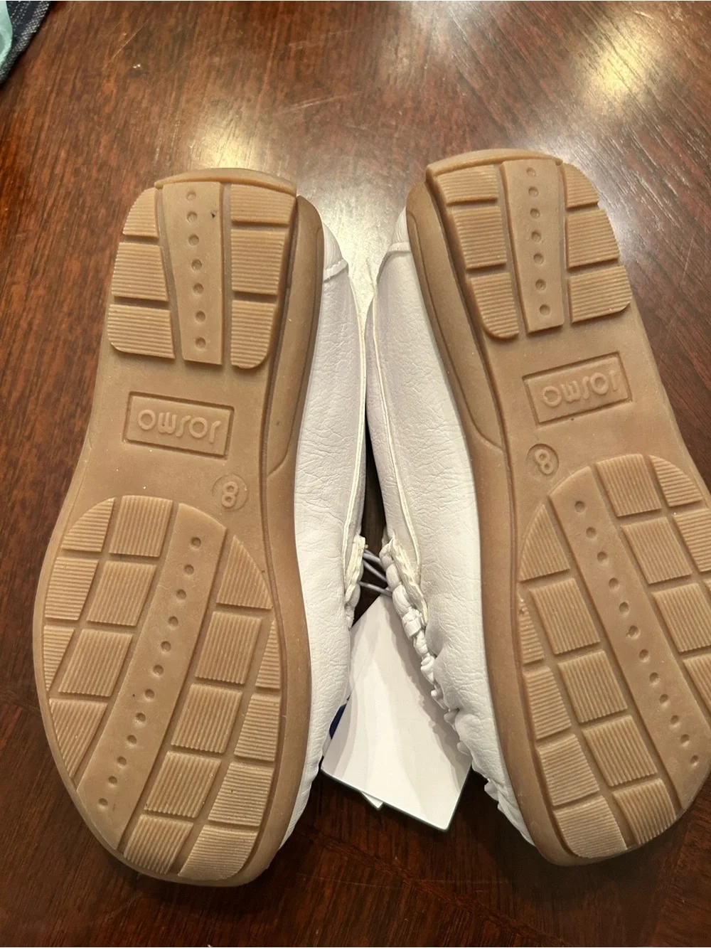 Josmo White Kids Moccasin Loafers